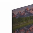 thumbnail image 2 of Luxe Metal Art 'Teton Awakening - Grand Teton National Park' by Darren White, Metal Wall Art, 16"x12", 2 of 9