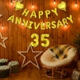 thumbnail image 1 of GETAJGHSD 1Set Wedding Anniversary Balloons Aluminium Film Set for Party Decoration, 1 of 6