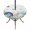 white, variant on Round Outdoor Tablecloth with Umbrella Hole and Zipper, Navy Blue Coastal Tablecloth with Elastic Waterproof, Shell Starfish Coral Vintage Summer Beach Patio Table Covers for 55" - 60" Pool Tables