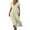 Beige #013, variant on Mohiass Cotton Linen Dresses for Women 2025 Summer Casual V Neck Sleeveless Maxi Dress Flowy Beach Vacation Travel Dress Army Green M