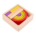 thumbnail image 1 of de apilamiento de juguete de aprendizaje de geometría bloques de construcción juguetes educativos para bebés Arco Hugo bloques de apilamiento de arco iris, 1 of 7