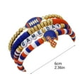 thumbnail image 2 of Sports Charm Bracelet for Women Stretch Beaded Game Day Bracelets Stackable Football Jewelry Gifts Party Favors and Fan Accessories for Women and Men, 2 of 5