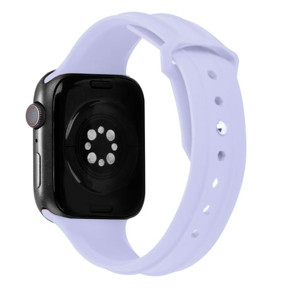 Xpm Compatible with Apple Watch Size 38/40/41mm Fashion Soft Silicone Gel Replacement Wristband Watch Band Strap for iWatch [ Purple ]
