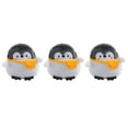 thumbnail image 1 of monederos con diseño de pingüino, bonitos monederos vintage, bolsas de almacenamiento (gris y blanco), 1 of 7