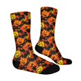thumbnail image 5 of Halloween Socks Women Mens Funny Novelty Cute Holiday Crew Socks Crazy Halloween Gifts for Women Girls, 5 of 6