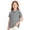 17# Gray, variant on Girls Polo Shirt with Collared Slim Fit Short Sleeve Golf Shirt Summer School Uniform for Girls,Army Green 130