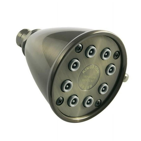 Showerscape Showerscape Victorian Jet Spray Shower Head - Antique Brass