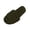 Army Green, variant on Fuzzy Open-toe Slippers for Women Winter Warm Slipper Faux Fur Sandals Anti-Skid Rubber Sole House Shoes Indoor Outdoor Soft Memory Foam Shoes Purple 5.5-6