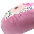 thumbnail image 3 of Funda de almohada de lactancia Hukapapa, funda de almohada elástica adecuada para madre lactante, diseño de doble cara, flores de acuarela, 3 of 5