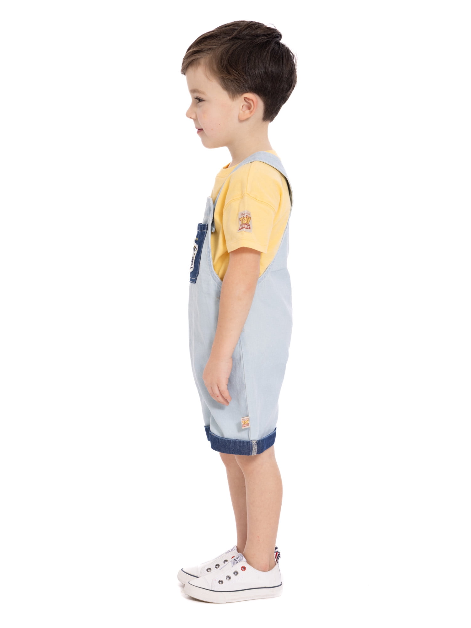 Toy Story Toddler Boys Shortall and Short Sleeve Tee Set, 2-Piece, Sizes 12M-5T