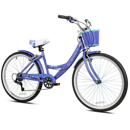 Kent 26" Women's, Bayside Cruiser Bike, Purple