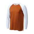 thumbnail image 4 of Mens Tshirts Color Blocked Long Sleeved Sports Breathable Sports Stretchy Soft Workout Top, 4 of 4