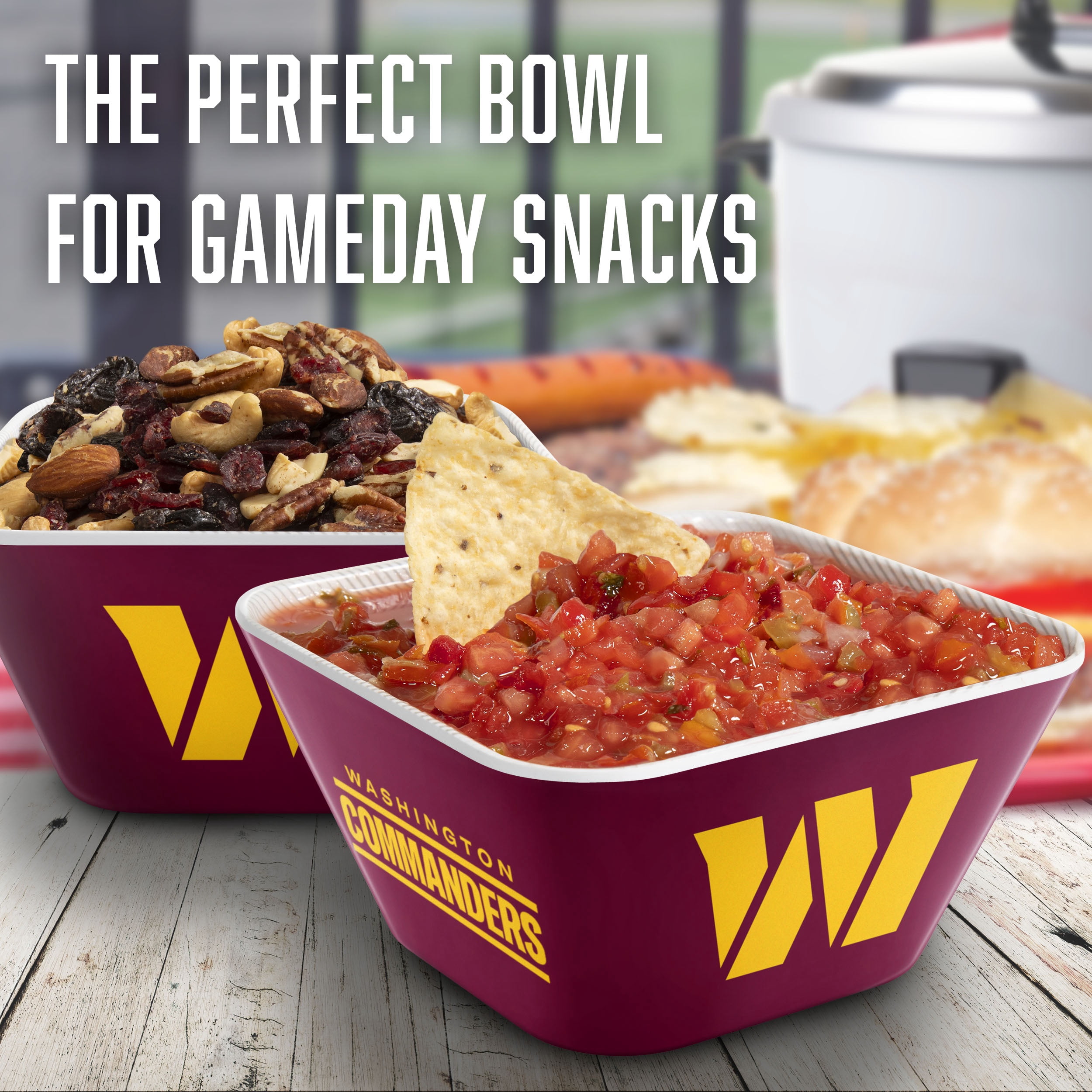 YouTheFan NFL Washington Commanders Small Snack Bowl
