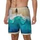 thumbnail image 1 of Balery Beach Bañador para hombre, shorts de playa de secado rápido con entrepierna y forro de compresión-Small, 1 of 6