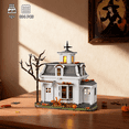thumbnail image 6 of Witch's Magic House Building Block Sets Halloween Haunted House Horror Castle Gift for Adults Kids, 6 of 7