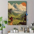 thumbnail image 4 of UXIEQU Fantasy Landscape Canvas Wall Art 15.75x11.81 Inches, 4 of 8