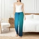 thumbnail image 4 of Fotbe Blue to turquoise Pantalones de Pijama para Mujer, Pantalones de Dormir, Pantalones Pj con Cordón y Bolsillos-Small, 4 of 6