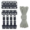 thumbnail image 3 of Kit de actualización de cordón elástico para mochila con mayor capacidad de almacenamiento, cordón elástico resistente para escalada Gris, 3 of 8