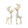 thumbnail image 2 of Eolstice Christmas Forgetive Resin Deer Ornaments, Imaginative Reindeer Decor, Festive Home Accents, For Living Room Display, TV Cabinet Decor, Cabinet Arrangement, 2 of 9