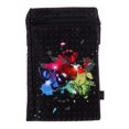 thumbnail image 1 of Cartera deportiva tipo muñequera con cremallera para dinero, tarjetas, llaves y... L mariposa del cráneo, 1 of 9