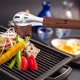 thumbnail image 1 of Stainless Steel Bread Tongs | Faux Wood Grain Finish | Locking Mechanism | Kitchen Food Holder | Versatile Serving Tool | Easy Storage | 1 Pack Food Clip | Durable Kitchen Gadget, 1 of 6