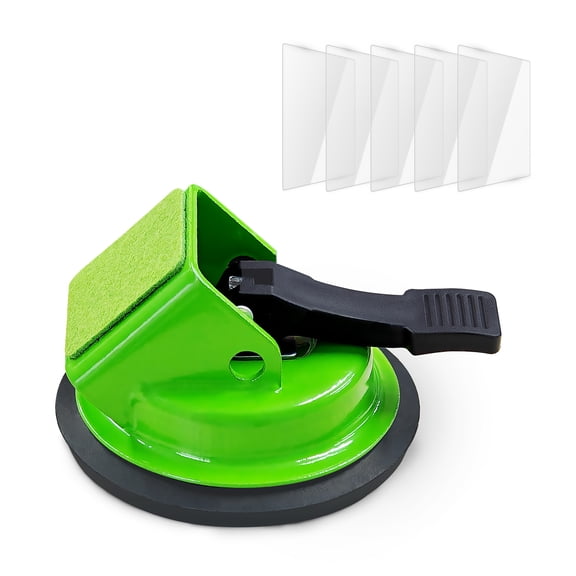 NAACOO Heavy Duty Floor Gap Fixer Tool, 45°Striking Surface Floor Gap Repair Tool, Made of Iron & Enhanced Suction Cup. with 5pcs Sticky Pads for Fixer Laminate/Vinyl Flooring Tools.