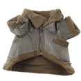 thumbnail image 2 of Chaqueta de cuero para perros chaqueta para perros impermeable de moda a prueba de viento para invierno para exteriores gatos perros pequeños medianos y grandes ANGGREK  Otros, 2 of 8