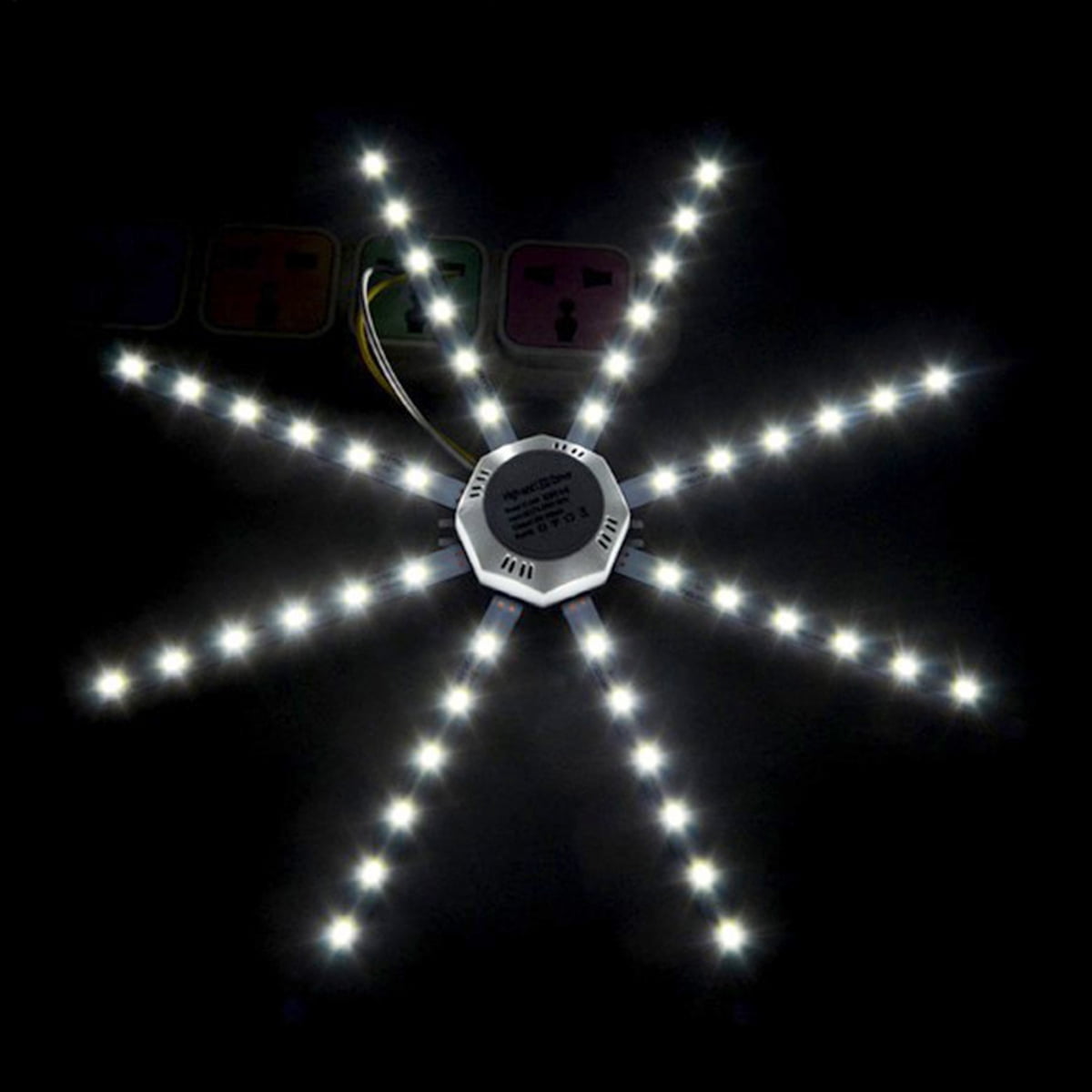 12/16/20/24W LED Celling Lamp 5730 SMD White Octopus Round Light Kitchen Bedroom