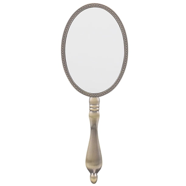 Vintage Handheld Mirror Portable Hand Mirror Hand Makeup Mirror Vanity Mirror for Women