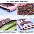 thumbnail image 4 of shiyou-Book Sleeve for Book Lovers, Bookish Book Protector, Book Covers for Paperbacks, Washable Fabric, Book Sleeves with Zipper, Medium 11 Inch X 8.7 Inch, 4 of 4