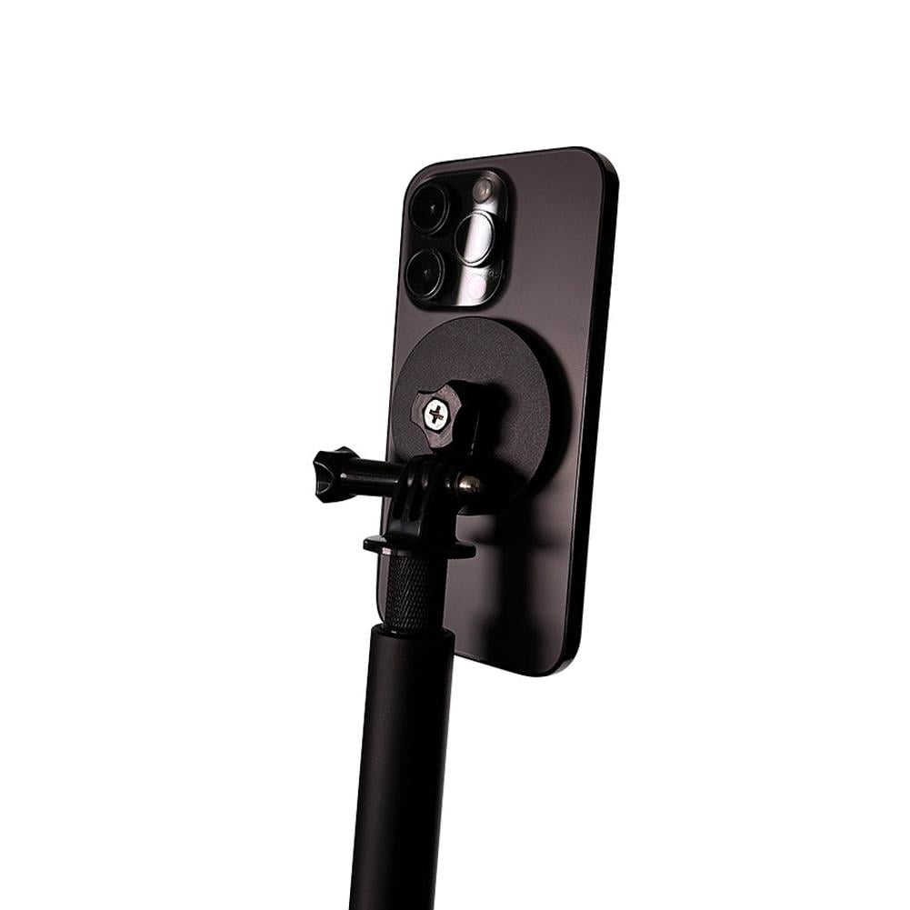 QHUDLV Ball Head Mobile Phone Magnetic Stand Outdoor Fishing Hand Stick Tools Swing R2Z1 Accessories Photography Insertion Selfie
