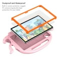 thumbnail image 3 of Dteck Case for Samsung Tab A 8.0 (2019) T290 T295,Shockproof EVA Kids Safe Handle Stand Protective Case Built-in Screen Protector Cover with Shoulder Strap for Galaxy Tab A 8.0 T290 T295,Pink, 3 of 8