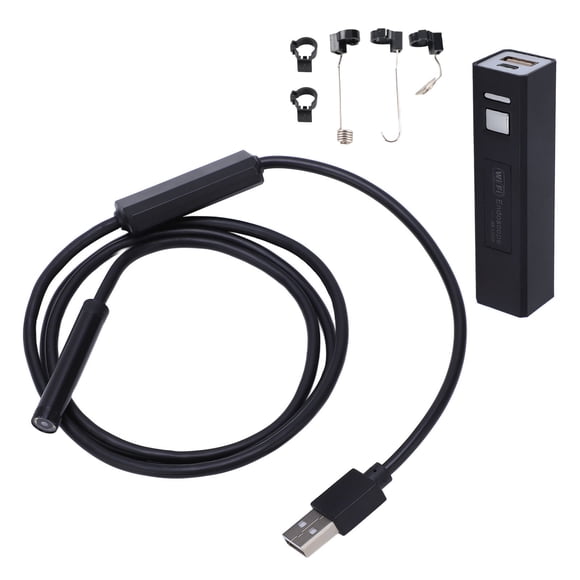 Cámara de Endoscopio Inalámbrico, Cámaina de Inspecció de Borescope Industrial Mejora de la Imagen Rencorlez del Brillo 3 Resoluciones Ajustables para motor Automotriz