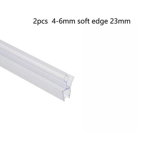 

linyes 2pcs 50cm replacement seal shower shower door seal 6/8/10/12mm water deflector