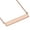 pink, variant on 925 Sterling Silver Polished Sideways Bar Pendant Necklace 1.40"
