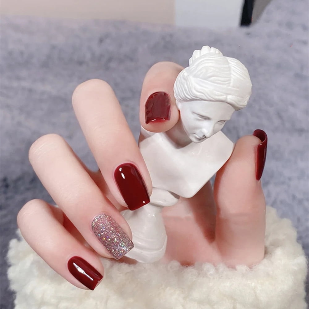 Dark Red Nails Trend for 2023. Dark red nails are poised to be a… | by  Nailkicks | Medium