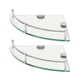 thumbnail image 1 of Bathroom Shelves, 2-Tier Bathroom Glass Corner Shelf Wall Mounted-C, 1 of 5