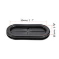 thumbnail image 3 of Uxcell Rubber Grommet Oval Double-Sided Mount Size 60 x 25 mm for Wire Protection 10 Pack, 3 of 5
