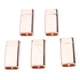 thumbnail image 2 of 5 cierres magnéticos para joyería con forma de arco para hacer pulseras DIY. Oro rosa, 2 of 9