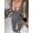 Grey, variant on Jumpsuits for Women Built-In Bra Square Neck Ribbed Bodycon Workout Seamless Leggings Rompers Bodysuits Backless Shapewear Yoga Sports Black L
