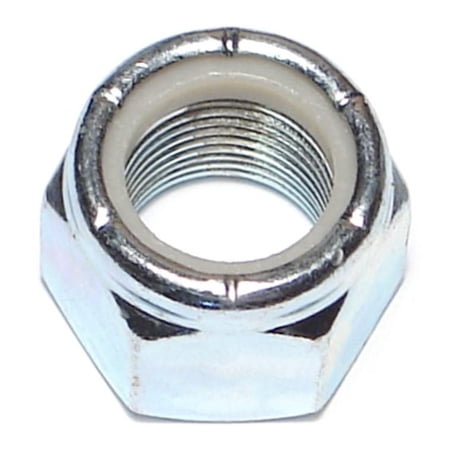 3/4 -16 Zinc Plated Grade 2 Steel Fine Thread Nylon Insert Lock Nuts LNS-389