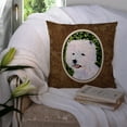 thumbnail image 3 of Carolines Treasures SS8818PW1414 Westie Fabric Decorative Pillow, 14Hx14W, multicolor, 3 of 4