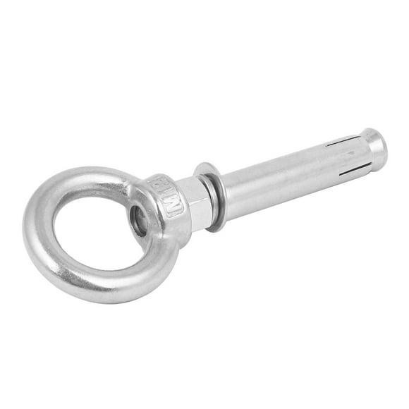Unique Bargains M12 x 100mm 304 Stainless Steel Ring Lifting Sleeve Anchor Expansion Eye Bolt