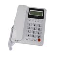 thumbnail image 5 of KXT8001CID Landline Corded Phone Home Hotel Fixed Phone with LCD Screen Redial Function FSK DTMF White, 5 of 5