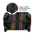 thumbnail image 2 of Kdxio Colorful Stripes Pattern Luggage Cover for Travel,Elastic and Durable,Fits 18-32 Inch,Anti-Scratch Suitcase Protector-No luggage included, 2 of 5