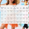 thumbnail image 3 of Girls' Swimsuit with Skirt for Kids, Printed Sleeveless Rash Guard One-Piece, UPF Sun Protection, Adjustable Straps, for Beach and Pool, 3 of 9