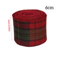 thumbnail image 4 of pitrice Christmas Ribbon Portable Party Decoration Classic Plaid House Decorations Exquisite Decorative Accessories for Celebration 7 Width 6cm, 4 of 6