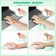 thumbnail image 3 of MANBASNAKE Cloud Mouse Pad Wrist,Ergonomic Leather Waterproof Coaster for PC,Pain Relief-Green, 3 of 6