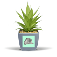thumbnail image 1 of Temple Classicisme Temple Divinité Faux Pot de Fleurs Ananas Vase Mini Décor, 1 of 3