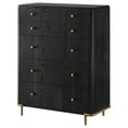 thumbnail image 4 of Arini 5-drawer Bedroom Chest Black, 4 of 15